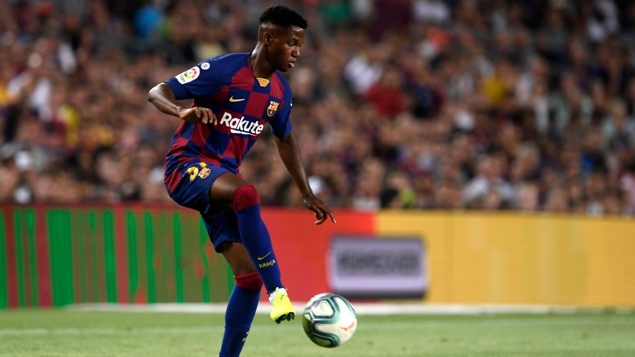 Ansu, 16, Barca's youngest debutant in 78 years