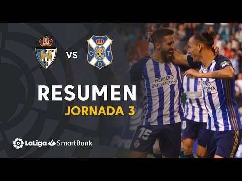 Resumen de SD Ponferradina vs CD Tenerife (4-0)