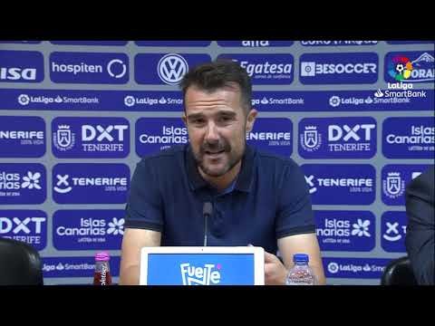 Rueda de prensa de  Aritz López Garai tras el CD Tenerife vs UD Las Palmas (0-0)