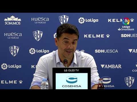 Rueda de prensa de  Míchel tras el SD Huesca vs Real Sporting (1-0)