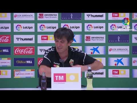 Rueda de prensa de Pacheta tras el Elche CF vs CD Lugo (1-1)