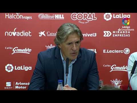 Rueda de prensa de Sergio Egea tras el CD Mirandés vs Real Oviedo (2-1)