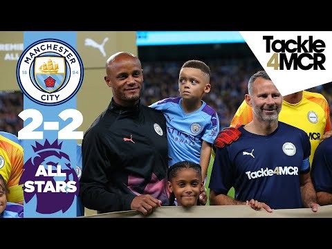 HIGHLIGHTS | Man City Legends 2-2 Premier League Allstars | Kompany Testimonial