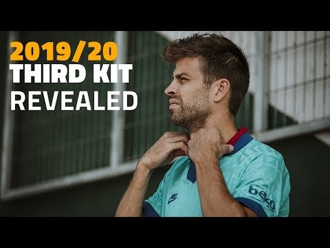 Piqué & Júnior Firpo unveil the 3rd kit for the 2019/20 season
