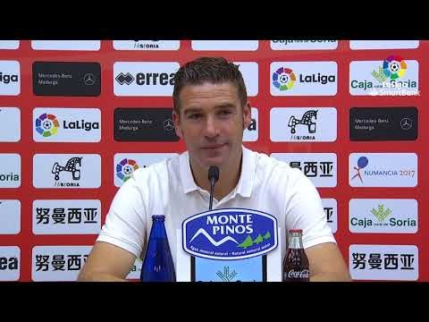 Rueda de prensa de  Luis Carrión tras el CD Numancia vs SD Huesca (1-0)