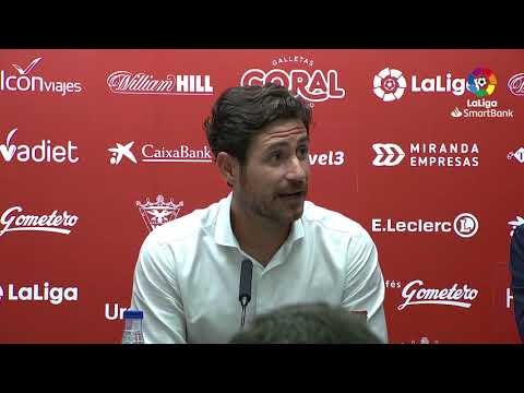 Rueda de prensa de  Víctor Sánchez del Amo tras el CD Mirandés vs Málaga CF (1-1)