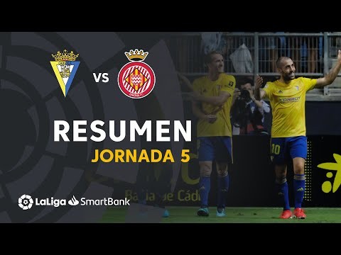 Resumen de Cádiz CF vs Girona FC (2-0)