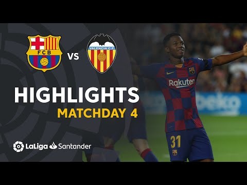 Highlights FC Barcelona vs Valencia CF (5-2)