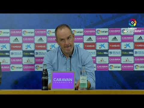 Rueda de prensa de  Víctor Fernández tras el Real Zaragoza vs Extremadura UD (3-1)