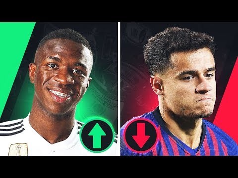 PLAYERS who have RISEN and FALLEN in TRANSFER VALUE - GOAL24