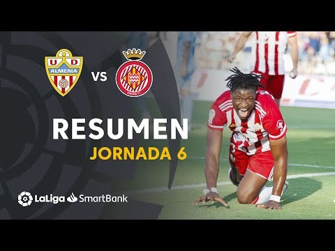 Resumen de UD Almería vs Girona FC (3-1)