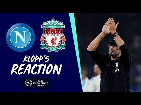 Klopp's reaction: 'It was intense, both teams fought hard' | Napoli vs Liverpool