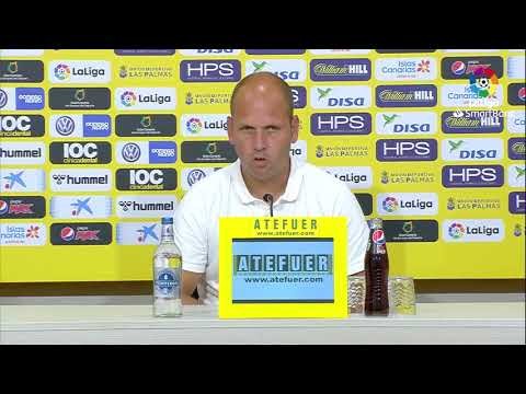 Rueda de prensa de  José Alberto López tras el UD Las Palmas vs Real Sporting (1-0)