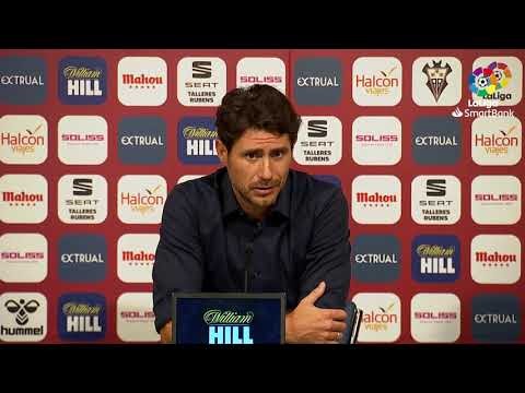 Rueda de prensa de  Víctor Sánchez del Amo tras el Albacete BP vs Málaga CF (1-0)