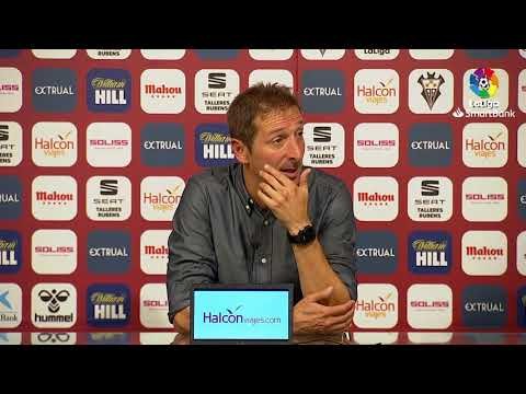 Rueda de prensa de  Ramis tras el Albacete BP vs Málaga CF (1-0)