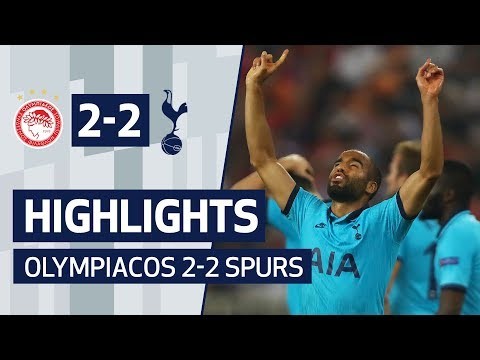 CHAMPIONS LEAGUE HIGHLIGHTS | OLYMPIACOS 2-2 SPURS | Lucas Moura's thunderbolt!