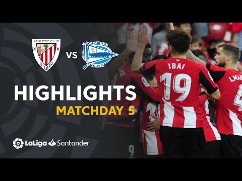 Highlights Athletic Club vs Deportivo Alavés (2-0)