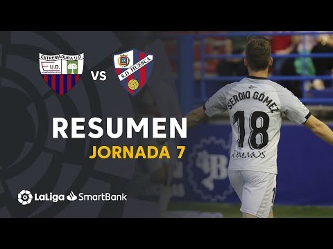 Resumen de Extremadura UD vs SD Huesca (0-1)