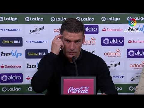 Rueda de prensa de Luis Carrión tras el Real Racing Club vs CD Numancia (0-0)