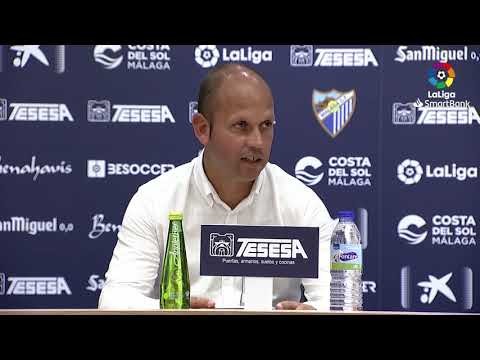 Rueda de prensa de  José Alberto López tras el Málaga CF vs Real Sporting (0-0)