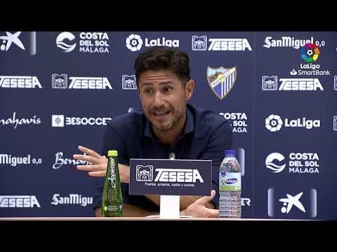 Rueda de prensa de  Víctor Sánchez del Amo tras el Málaga CF vs Real Sporting (0-0)