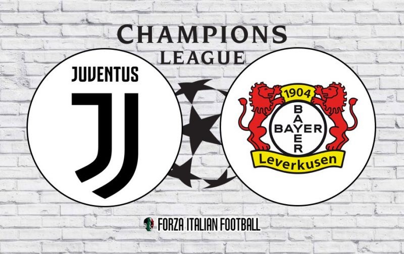Juventus v Bayer Leverkusen: Official Line-Ups