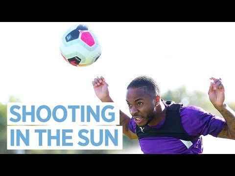 SHOOTING DRILLS AT TRAINING | Man City Training