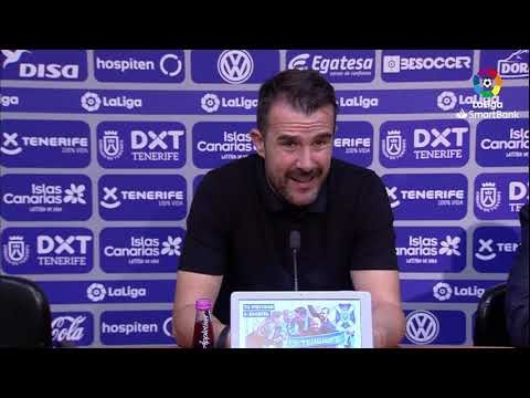 Rueda de prensa de Aritz López Garai tras el CD Tenerife vs Real Oviedo (0-1)