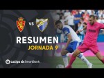Resumen de Real Zaragoza vs Málaga CF (2-2)
