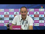 Rueda de prensa de  Víctor Fernández tras el Real Zaragoza vs Málaga CF (2-2)