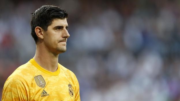 Thibaut Courtois: Real Madrid say goalkeeper did not suffer an anxiety attack
