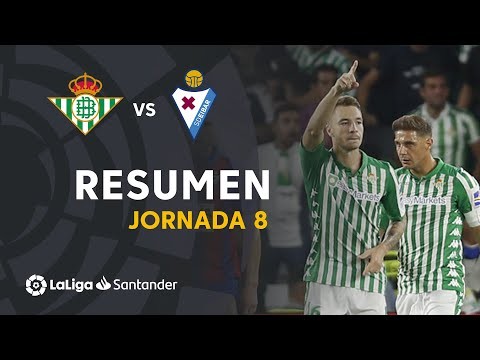 Resumen de Real Betis vs SD Eibar (1-1)