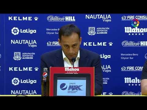 Rueda de prensa de  Fran Fernández tras el AD Alcorcón vs Albacete BP (0-1)