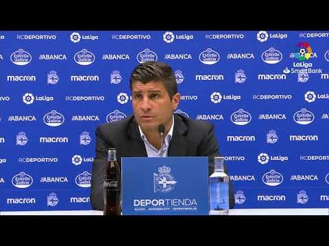 Rueda de prensa de Pedro Emanuel tras el RC Deportivo vs UD Almería (0-0)