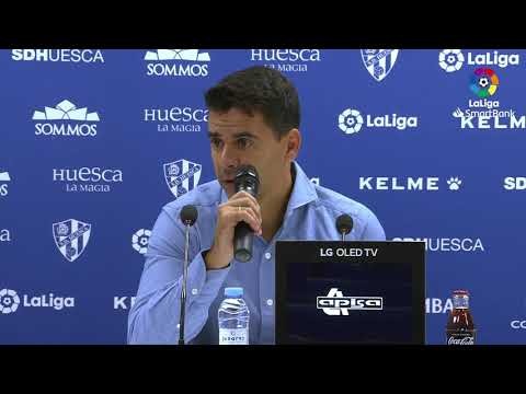 Rueda de prensa de Míchel tras el SD Huesca vs Málaga CF (2-0)