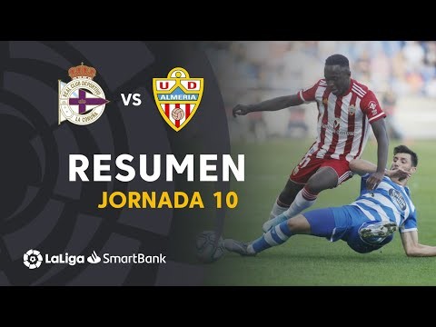 Resumen de RC Deportivo vs UD Almería (0-0)