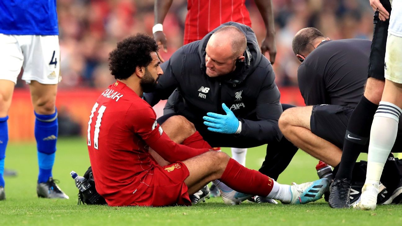 Liverpool's Mohamed Salah avoids serious injury after Hamza Choudhury tackle