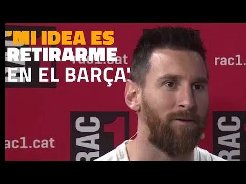ENTREVISTA | Messi: 'Mi idea es terminar la carrera en el Barça'