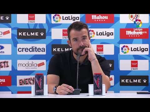 Rueda de prensa de  Aritz López Garai tras el Rayo Vallecano vs CD Tenerife (2-1)
