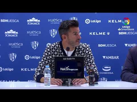 Rueda de prensa de Iván Ania tras el SD Huesca vs Real Racing Club (1-1)