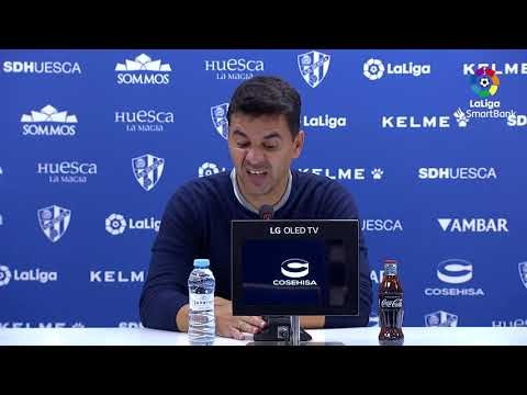 Rueda de prensa de Míchel tras el SD Huesca vs Real Racing Club (1-1)