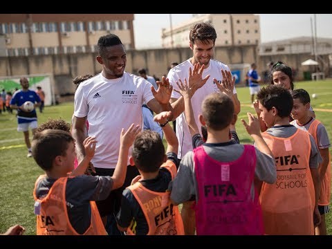 Football for Schools pilot project in Lebanon