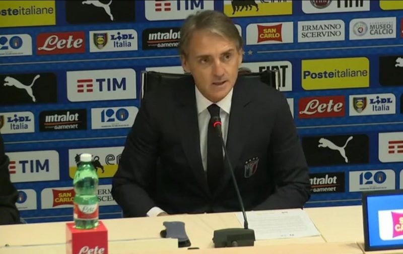 Mancini plays down Italy record