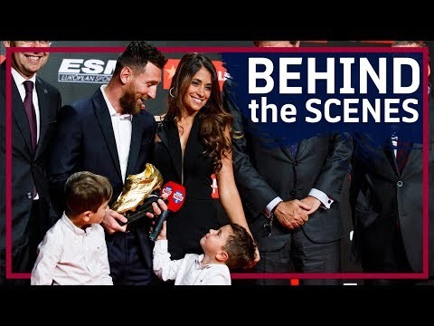 [BEHIND THE SCENES] The GOAT's 6th golden shoe. Leo Messi.