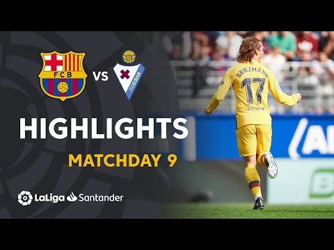 Highlights SD Eibar vs FC Barcelona (0-3)