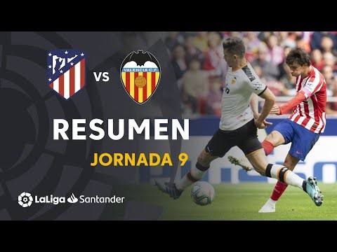 Resumen de Atlético de Madrid vs Valencia CF (1-1)