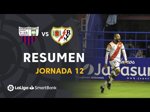 Resumen de Extremadura UD vs Rayo Vallecano (0-3)