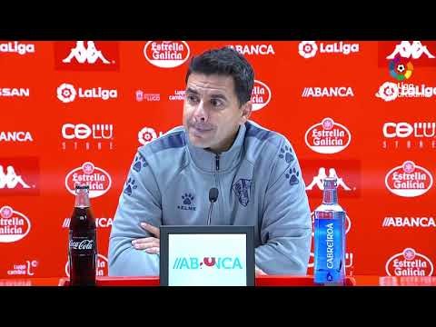 Rueda de prensa de  Míchel tras el CD Lugo vs SD Huesca (3-2)