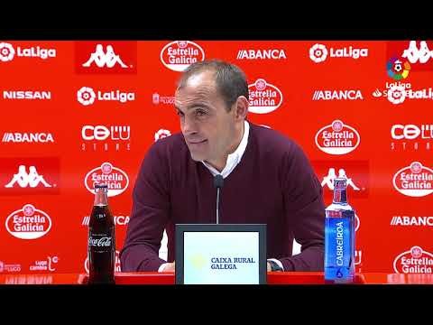 Rueda de prensa de  Eloy Jiménez tras el CD Lugo vs SD Huesca (3-2)