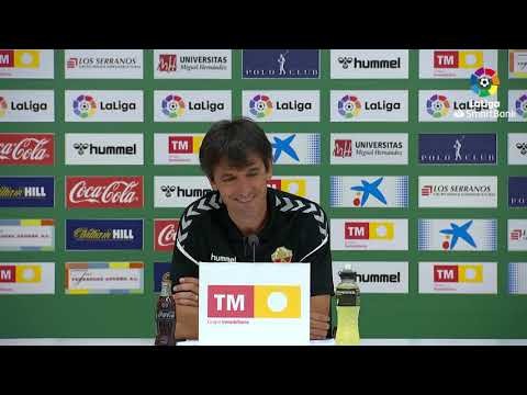 Rueda de prensa de  Pacheta tras el Elche CF vs Real Sporting (0-1)